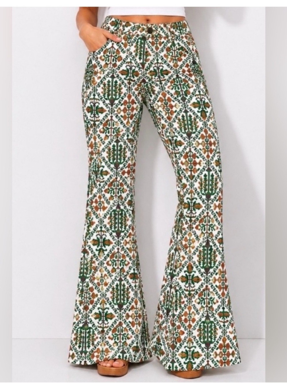 Wrangler Viral Boho Cowgirl Jeans, Western, Carnival, Cottage Farm Core, Y2k - Picture 10 of 14